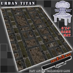 6x4 'Urban Titan' F.A.T. Mat Gaming Mat